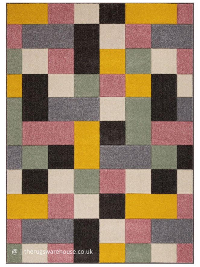 Portland Squared Pastel Rug - 7