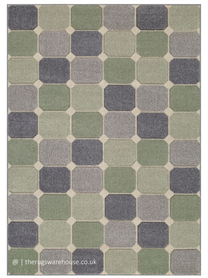 Portland Bloxs Mint Rug - 8