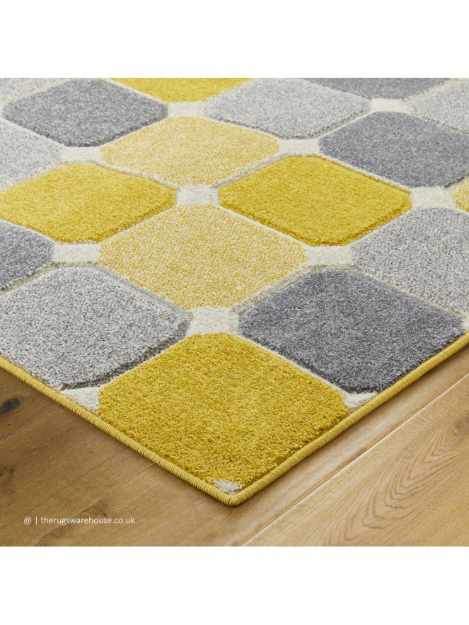 Portland Bloxs Yellow Rug - 4