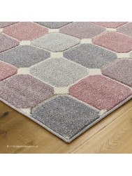 Portland Bloxs Pink Rug - Thumbnail - 4