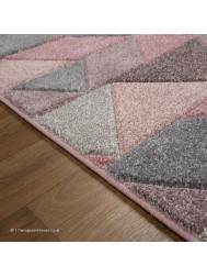 Portland Triangles Pink Rug - Thumbnail - 5