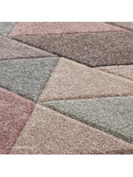 Portland Triangles Pink Rug - Thumbnail - 6