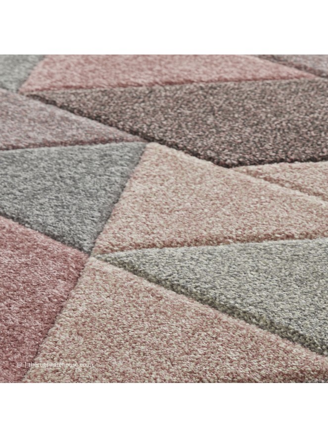 Portland Triangles Pink Rug - 6