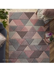 Portland Triangles Pink Rug - Thumbnail - 2