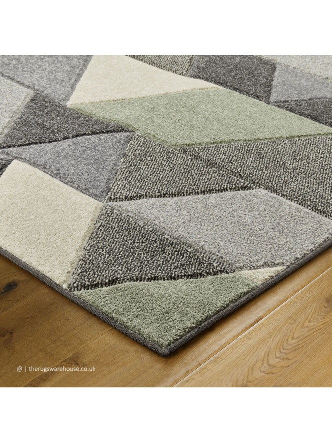 Portland Triangles Mint Rug - 4