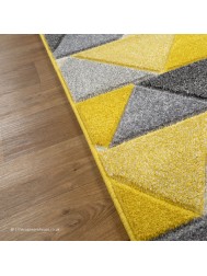 Portland Triangles Yellow Rug - Thumbnail - 5