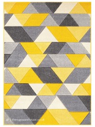 Portland Triangles Yellow Rug - Thumbnail - 8