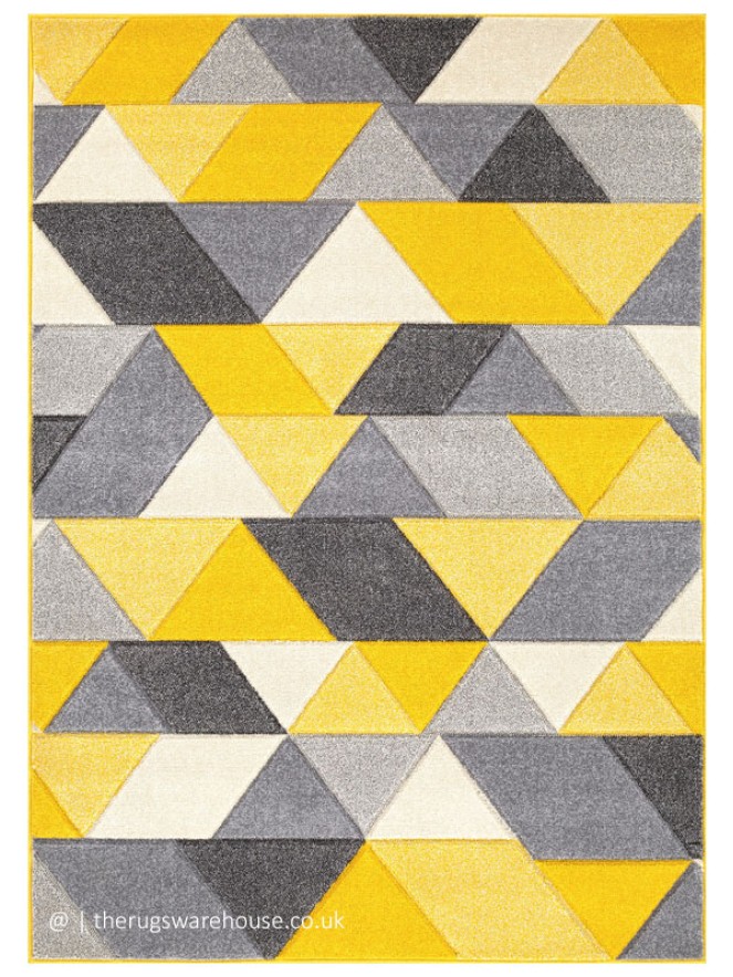 Portland Triangles Yellow Rug - 8