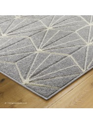 Portland Hex Grey Rug - Thumbnail - 4