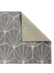 Portland Hex Grey Rug - Thumbnail - 7