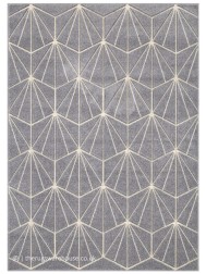 Portland Hex Grey Rug - Thumbnail - 8