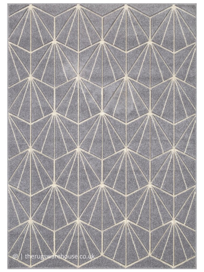 Portland Hex Grey Rug - 8