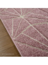 Portland Hex Pink Rug - Thumbnail - 5