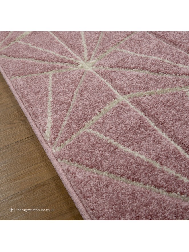 Portland Hex Pink Rug - 5