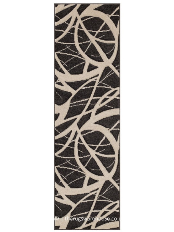 Portland Swirl Charcoal Runner - 8