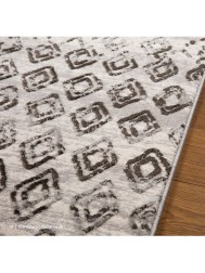 Vinci Distressed Grey Rug - Thumbnail - 7