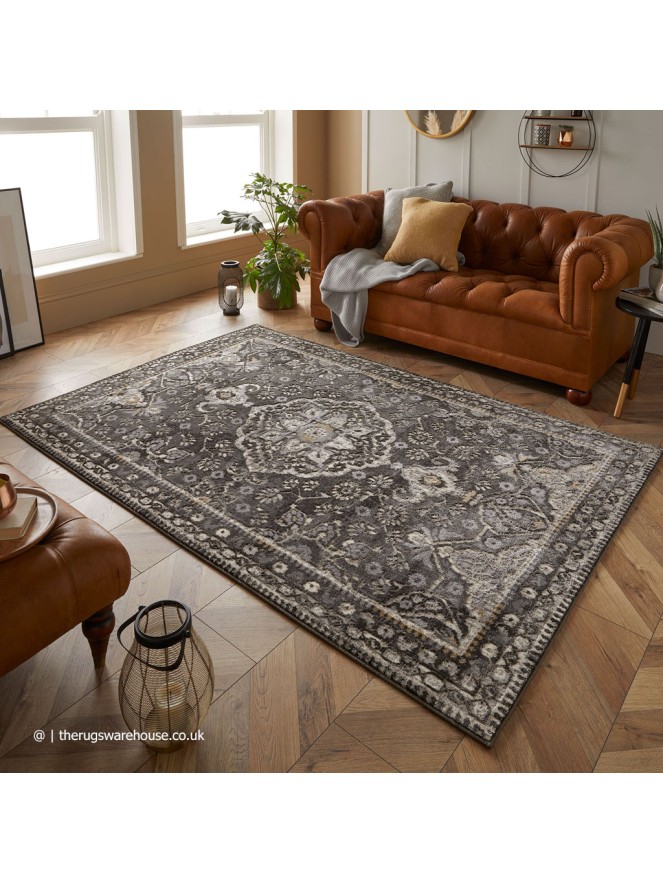 Vinci Persian Grey Rug - 2