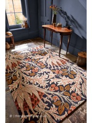 Artichoke Amber Charcoal Rug - Thumbnail - 2