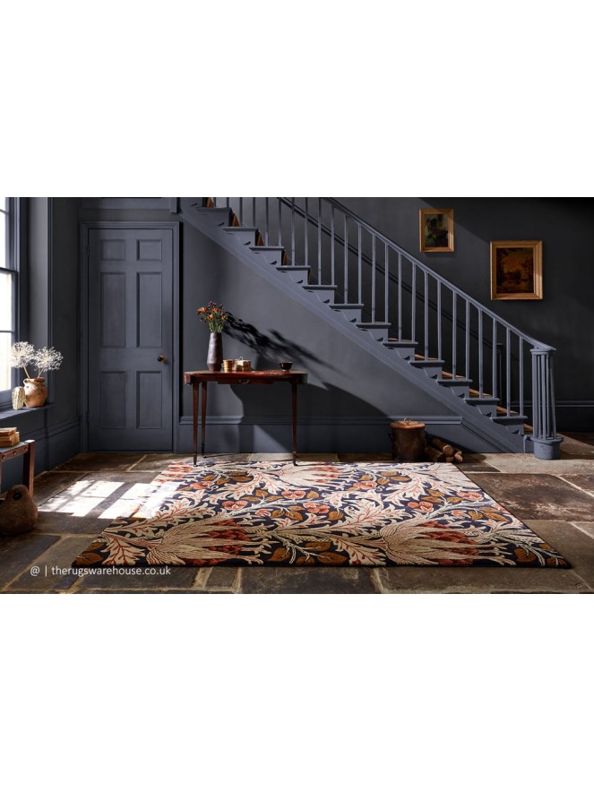 Artichoke Amber Charcoal Rug - 3