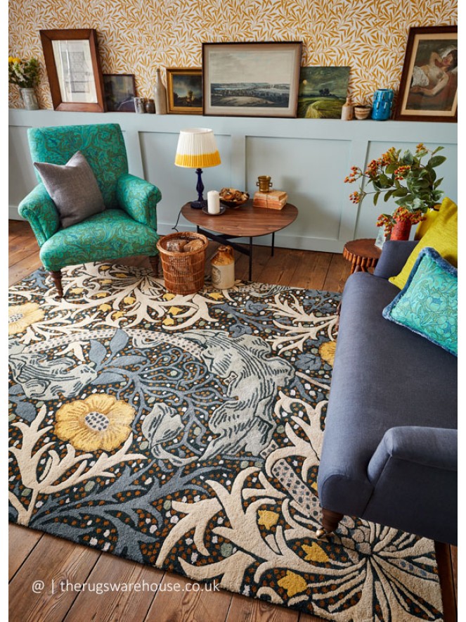 Seaweed Teal Rug - 2