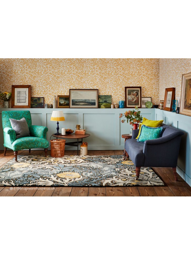 Seaweed Teal Rug - 3