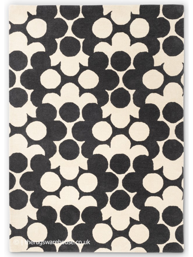 Puzzle Flower Slate Rug - 8