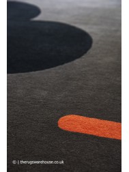 Geo Flower Graphite Rug - Thumbnail - 4