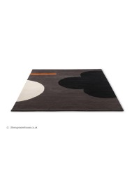 Geo Flower Graphite Rug - Thumbnail - 7