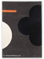 Geo Flower Graphite Rug - Thumbnail - 8