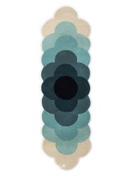 Optical Flower Teal Runner - Thumbnail - 7