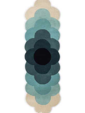 Optical Flower Teal