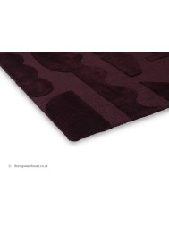 Mural Burgundy Rug  - Thumbnail - 4