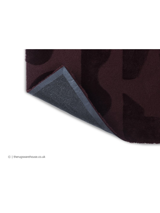 Mural Burgundy Rug  - 5