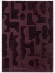 Mural Burgundy Rug  - Thumbnail - 7