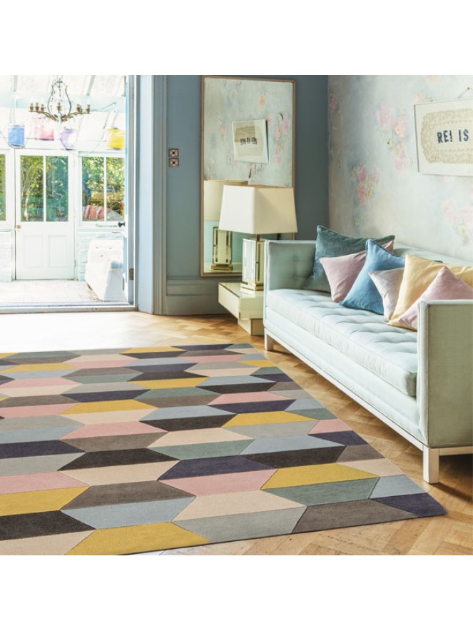 Funk Honeycomb Pastel Rug - 2