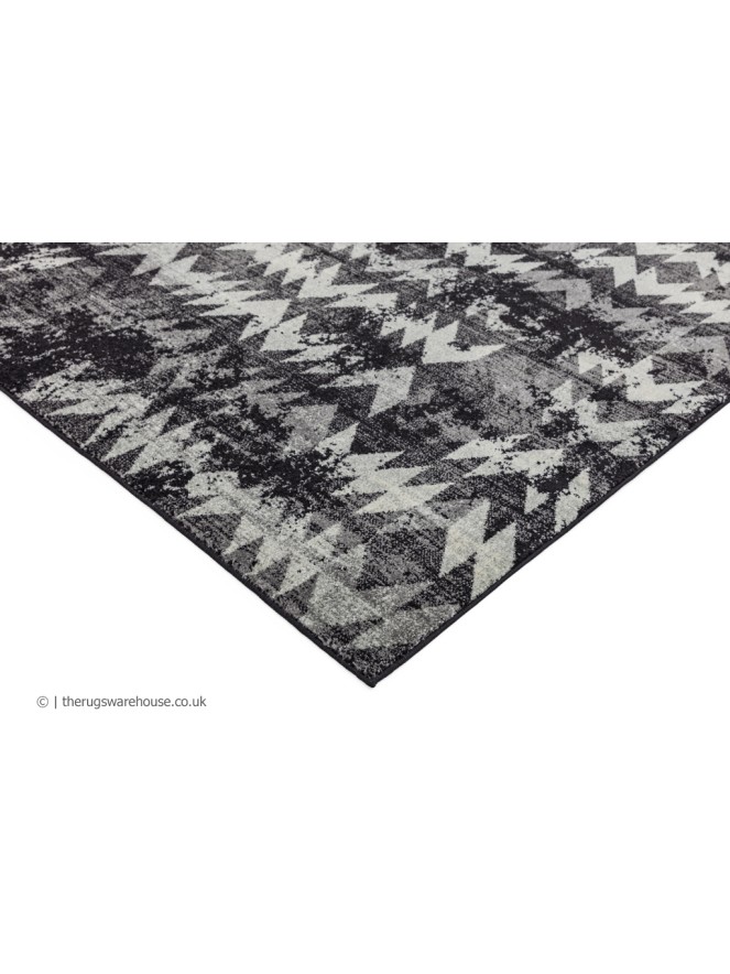 Chevron Black Rug - 4