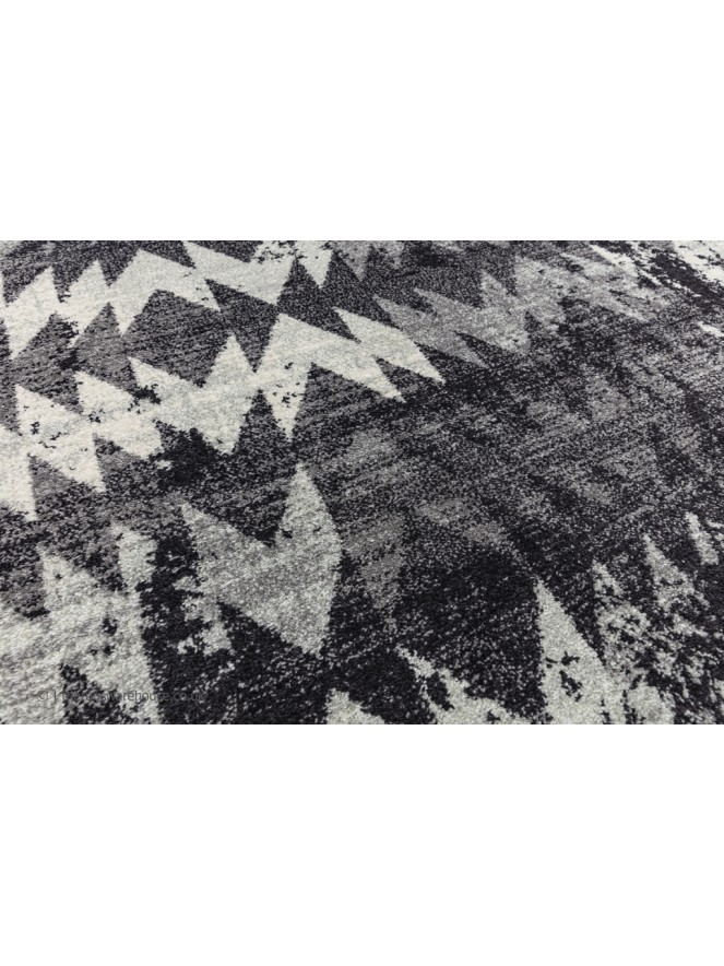 Chevron Black Rug - 6