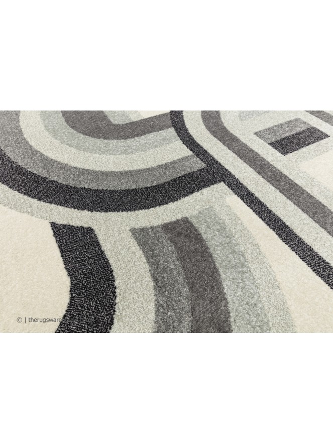 Retro Grey Rug - 6