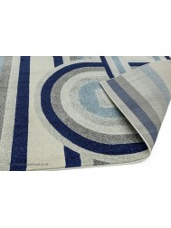 Retro Blue Rug - Thumbnail - 5