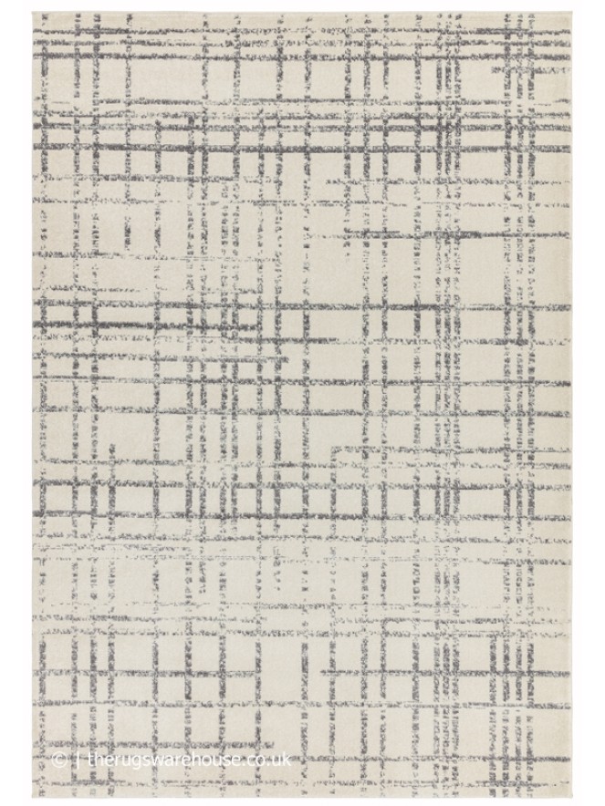 Grid Grey Rug - 7