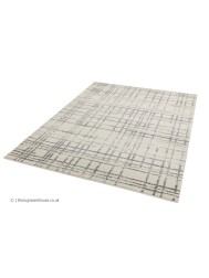 Grid Grey Rug - Thumbnail - 3