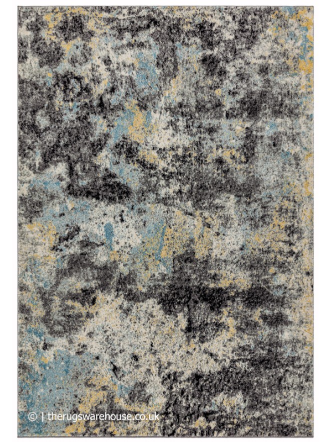 Nova Abstract Blue Rug - 7