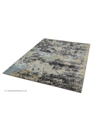 Nova Abstract Blue Rug - Thumbnail - 3