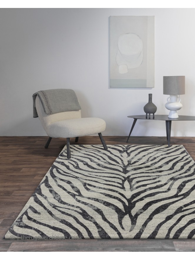 Zebra Grey Rug - 2