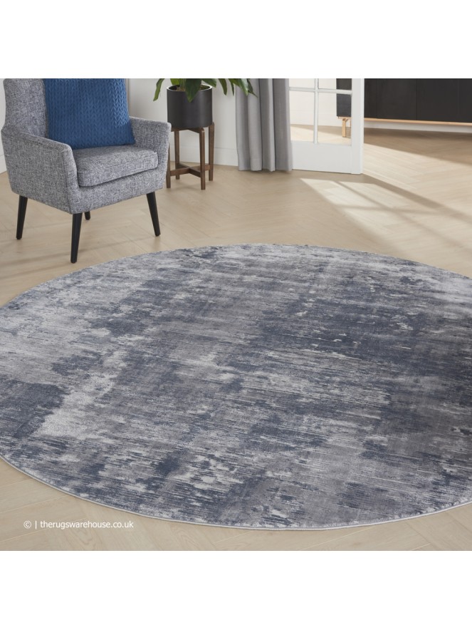 Elan Grey Circle Rug - 2