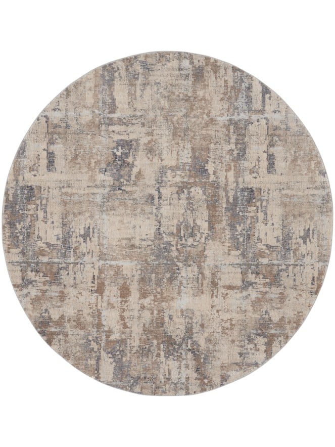 Esta Beige Circle Rug - 7