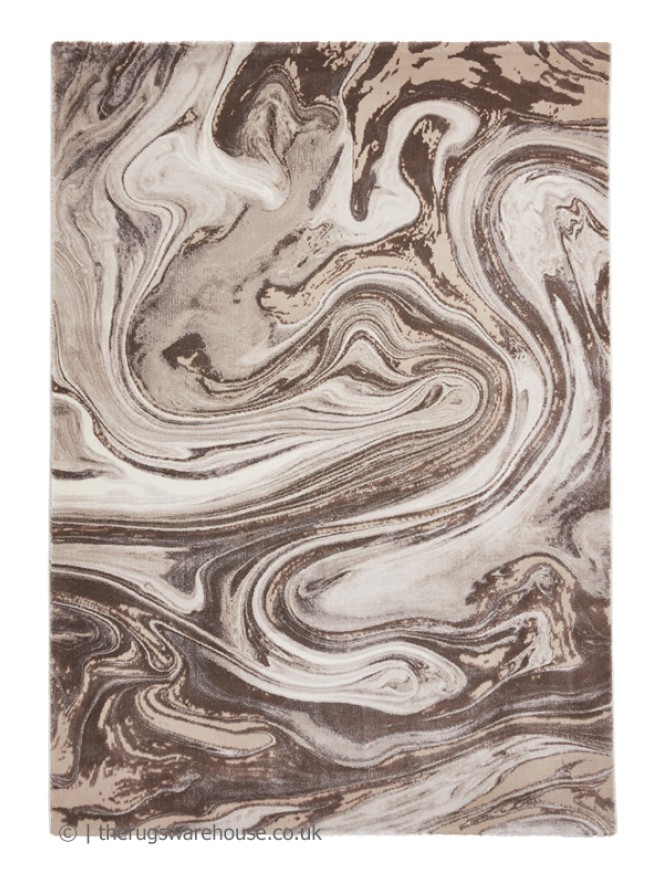 Florence 50031 Marble Beige Silver Rug - 4