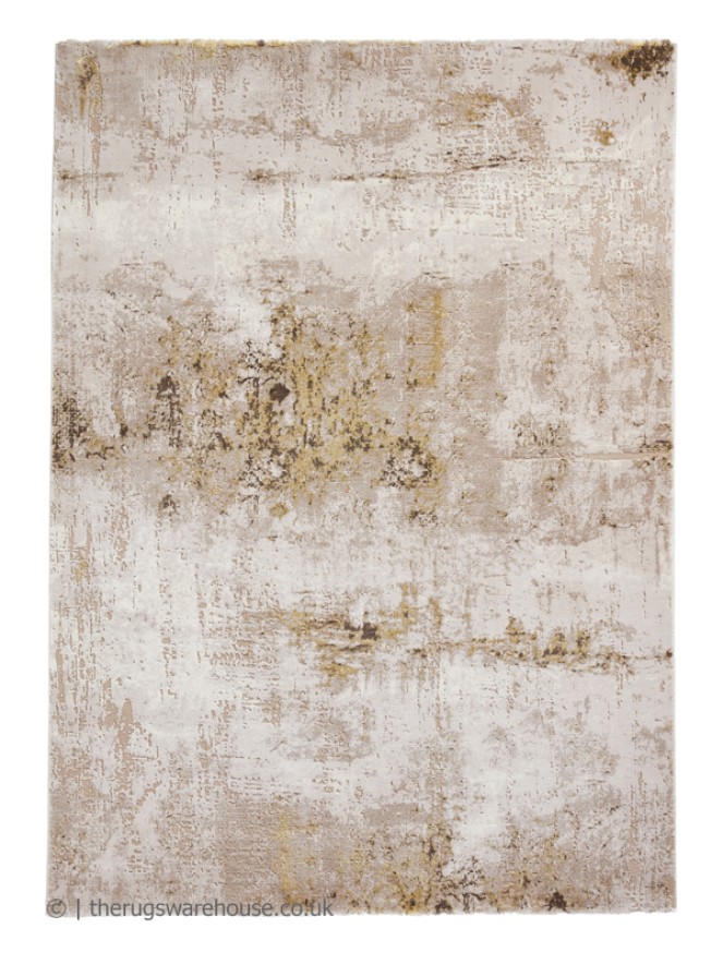 Florence 50034 Distressed Beige Gold Rug - 10