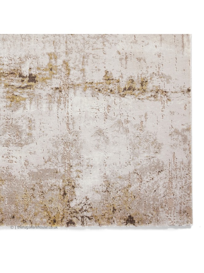 Florence 50034 Distressed Beige Gold Rug - 5