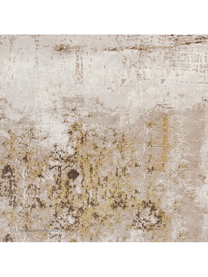 Florence 50034 Distressed Beige Gold Rug - 6